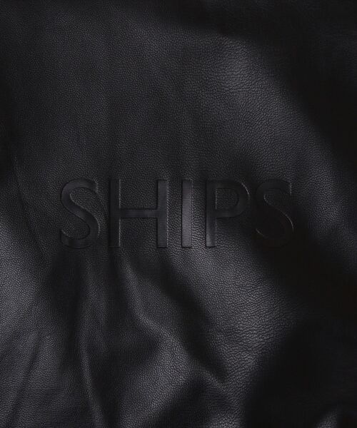 SHIPS（シップス）の「【WEB限定】SHIPS: Synthetic Leather エコバッグ（エコバッグ/サブバッグ・メンズ・ブラック/ベージュ/ネイビー・ONE SIZE）」の15枚目の写真