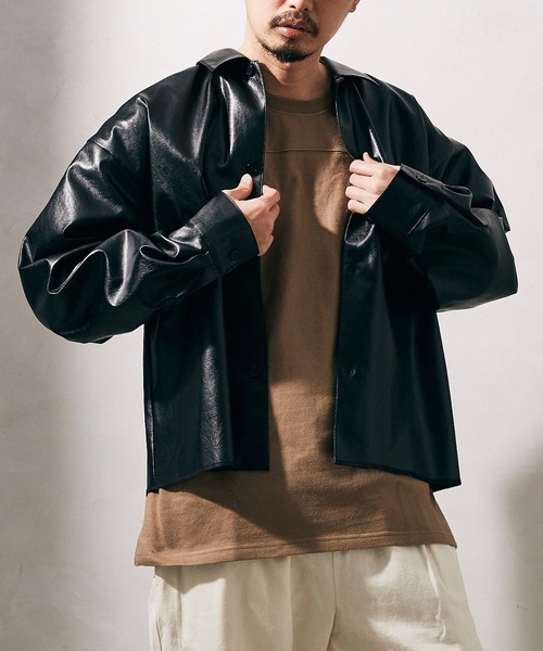 JOURNAL STANDARD relume(ジャーナルスタンダード レリューム)の「CALIFORNIA バジャードッグ ショートジャケット(ブルゾン・メンズ・ブラック/ブラック系その他/ブラック系その他2・SMALL/MEDIUM/LARGE)」の20枚目の写真