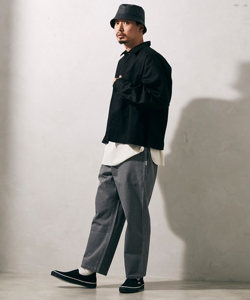 JOURNAL STANDARD relume(ジャーナルスタンダード レリューム)の「CALIFORNIA バジャードッグ ショートジャケット(ブルゾン・メンズ・ブラック/ブラック系その他/ブラック系その他2・SMALL/MEDIUM/LARGE)」の5枚目の写真