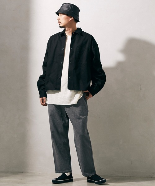 JOURNAL STANDARD relume(ジャーナルスタンダード レリューム)の「CALIFORNIA バジャードッグ ショートジャケット(ブルゾン・メンズ・ブラック/ブラック系その他/ブラック系その他2・SMALL/MEDIUM/LARGE)」の7枚目の写真