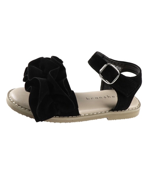 BRANSHES（ブランシェス）の「フリルサンダル（サンダル・キッズ・キャメル/フューシャピンク/ブラック/ライトグレー/ベージュ・17cm/18cm/20cm/19cm/15cm/16cm/21cm/14cm）」の7枚目の写真