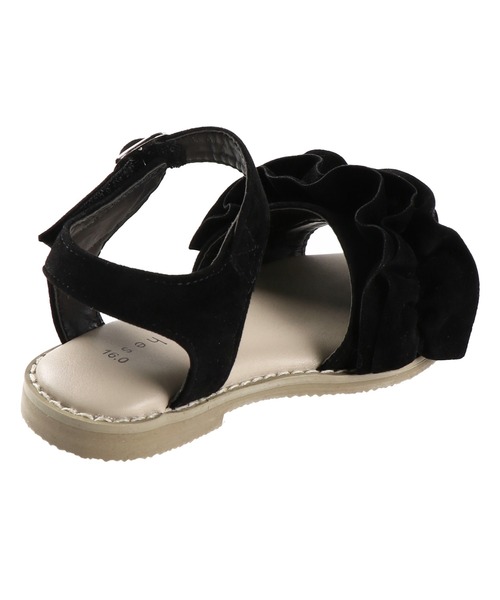 BRANSHES（ブランシェス）の「フリルサンダル（サンダル・キッズ・キャメル/フューシャピンク/ブラック/ライトグレー/ベージュ・17cm/18cm/20cm/19cm/15cm/16cm/21cm/14cm）」の12枚目の写真