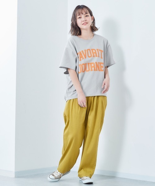 cepo(セポ)の「ネオンカラー ロゴタックTee(Tシャツ/カットソー・レディース・ブラック系/グレー系/オフホワイト/ピンク系・M)」の8枚目の写真