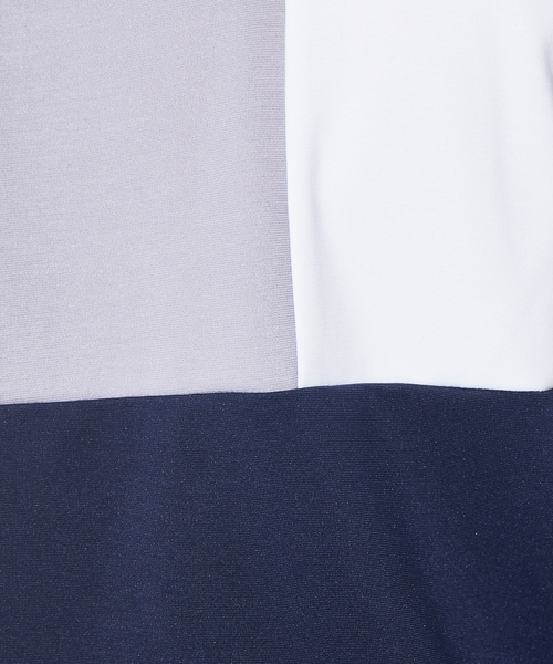 ABAHOUSE GRAY(アバハウスグレイ)の「【展開店舗限定】ポンチ パネル 切替 長袖 Tシャツ(Tシャツ/カットソー・メンズ・ホワイト/ネイビー/グレー・46/48)」の10枚目の写真