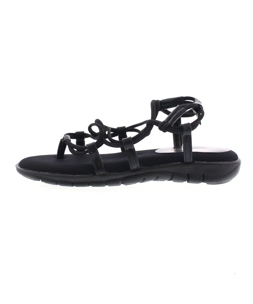 JELLY BEANS（ジェリービーンズ）の「コードストラップフラットサンダル(211-30202)JELLY BEANS(ジェリービーンズ)（サンダル・レディース・カーキ/ブラック/ベージュ・M/L/S）」の10枚目の写真