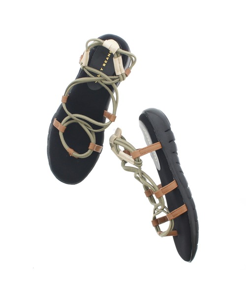 JELLY BEANS（ジェリービーンズ）の「コードストラップフラットサンダル(211-30202)JELLY BEANS(ジェリービーンズ)（サンダル・レディース・カーキ/ブラック/ベージュ・M/L/S）」の14枚目の写真