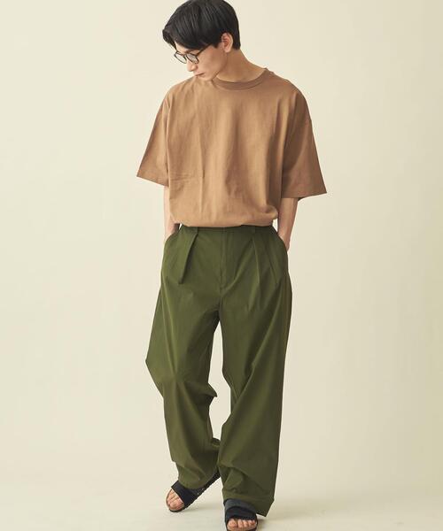 BEAUTY&YOUTH UNITED ARROWS（ビューティーアンドユースユナイテッドアローズ）の「【WEB限定】 ＜info. BEAUTY&YOUTH＞ ユルテロ バギーパンツ（その他パンツ・メンズ・ベージュ/ダークグリーン/ブラック/ワインレッド・L/S/M）」の17枚目の写真