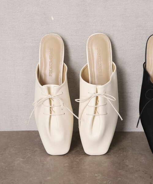 FREAK'S STORE（フリークスストア）の「▽【WEB限定】レースアップサンダル（サンダル・レディース・ブラック/ベージュ/ナチュラル・23.5cm/24.5cm/24.0cm）」の3枚目の写真