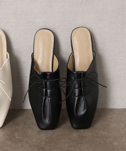 FREAK'S STORE（フリークスストア）の「▽【WEB限定】レースアップサンダル（サンダル・レディース・ブラック/ベージュ/ナチュラル・23.5cm/24.5cm/24.0cm）」の2枚目の写真