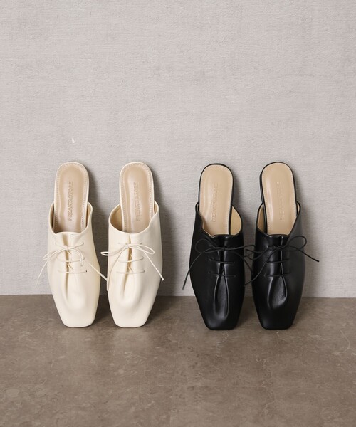 FREAK'S STORE（フリークスストア）の「▽【WEB限定】レースアップサンダル（サンダル・レディース・ブラック/ベージュ/ナチュラル・23.5cm/24.5cm/24.0cm）」の9枚目の写真