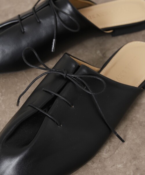 FREAK'S STORE（フリークスストア）の「▽【WEB限定】レースアップサンダル（サンダル・レディース・ブラック/ベージュ/ナチュラル・23.5cm/24.5cm/24.0cm）」の4枚目の写真