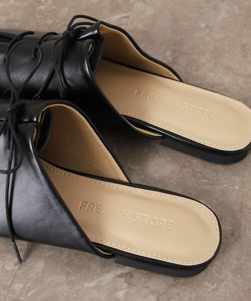 FREAK'S STORE（フリークスストア）の「▽【WEB限定】レースアップサンダル（サンダル・レディース・ブラック/ベージュ/ナチュラル・23.5cm/24.5cm/24.0cm）」の10枚目の写真