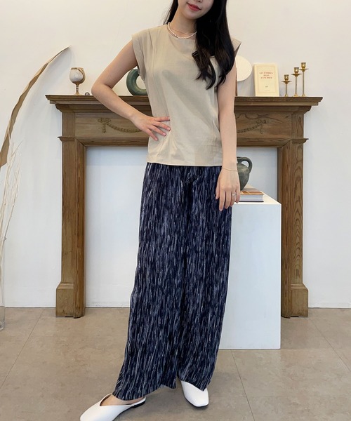 CEMONEMO（セモネモ）の「マルチパターン プリーツ イージーパンツ（その他パンツ・レディース・ブラック/ブルー/アイボリー/その他2/その他1/その他4/その他3・FREE）」の11枚目の写真