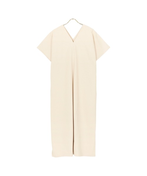 KOBE LETTUCE（コウベレタス）の「リネンブレンドVネックマキシ