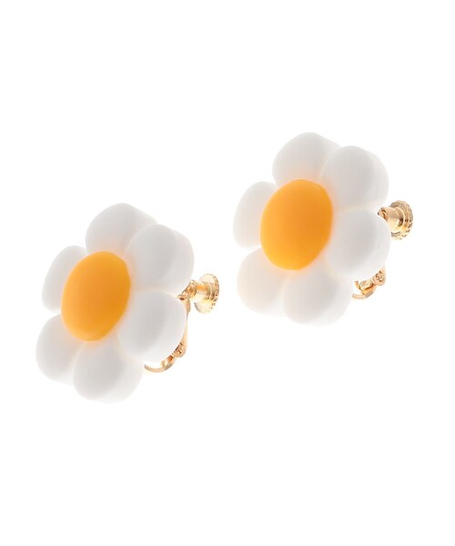 PINK-latte（ピンクラテ）の「お花イヤリング（イヤリング・キッズ・ブルー系5/ホワイト系3・00）」の3枚目の写真