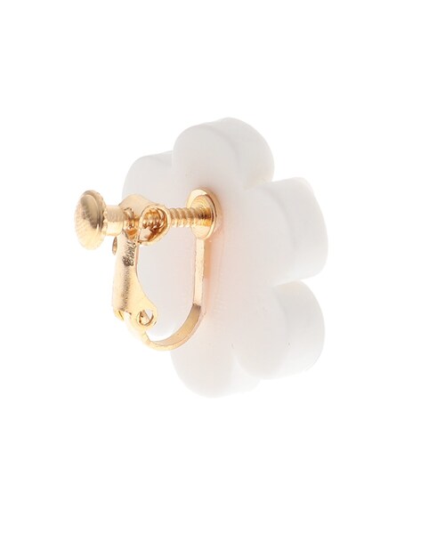 PINK-latte（ピンクラテ）の「お花イヤリング（イヤリング・キッズ・ブルー系5/ホワイト系3・00）」の5枚目の写真