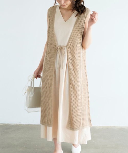 セール 前後2wayメッシュジレワンピース ワンピース Chiaro キアロ のファッション通販 Zozotown