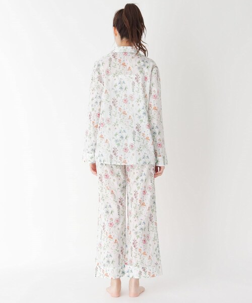 セール】コットン（綿）フラワーパジャマ（ルームウェア/パジャマ