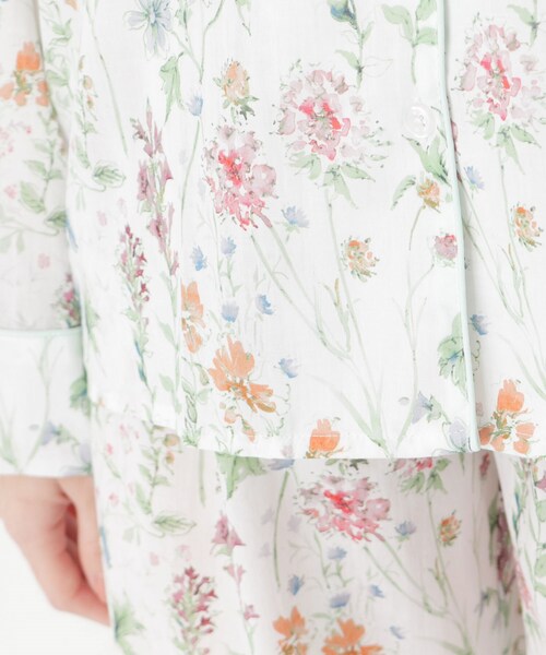 セール】コットン（綿）フラワーパジャマ（ルームウェア/パジャマ