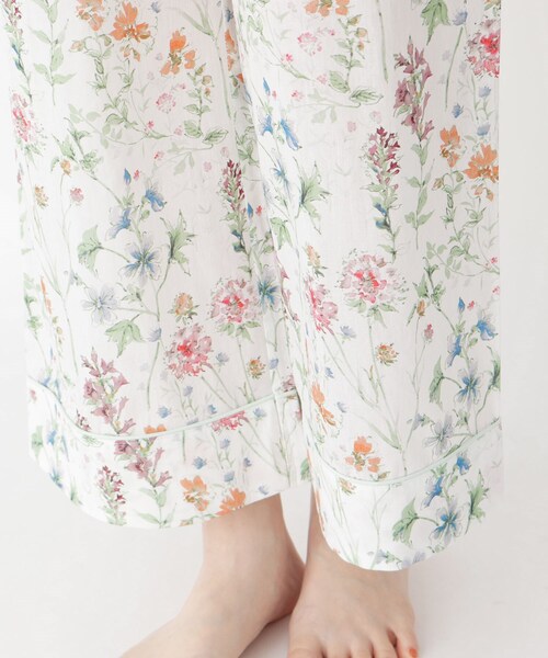 セール】コットン（綿）フラワーパジャマ（ルームウェア/パジャマ