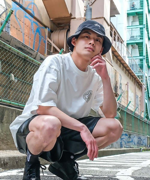 SIDEWAY STANCE（サイドウェイスタンス）の「【SIDEWAY STANCE】チャイニーズ＆サークルロゴ プリント 半袖Tシャツ（Tシャツ/カットソー・メンズ・ホワイト/ブラック・X-LARGE/MEDIUM/LARGE）」の6枚目の写真