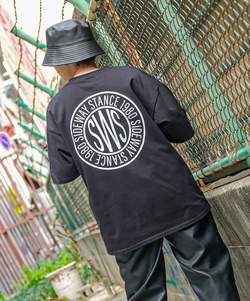 SIDEWAY STANCE（サイドウェイスタンス）の「【SIDEWAY STANCE】チャイニーズ＆サークルロゴ プリント 半袖Tシャツ（Tシャツ/カットソー・メンズ・ホワイト/ブラック・X-LARGE/MEDIUM/LARGE）」の8枚目の写真