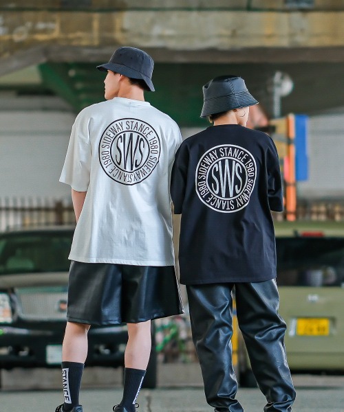 SIDEWAY STANCE（サイドウェイスタンス）の「【SIDEWAY STANCE】チャイニーズ＆サークルロゴ プリント 半袖Tシャツ（Tシャツ/カットソー・メンズ・ホワイト/ブラック・X-LARGE/MEDIUM/LARGE）」の12枚目の写真