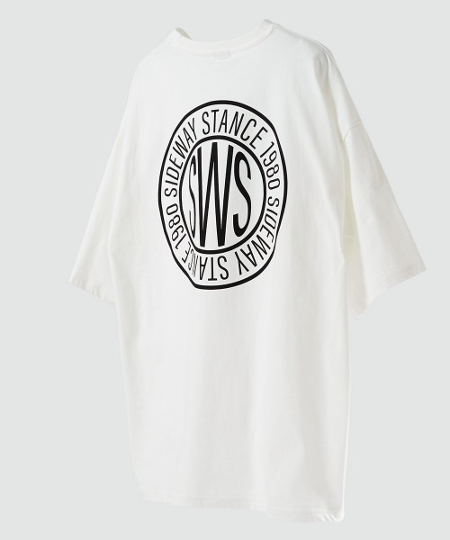 SIDEWAY STANCE（サイドウェイスタンス）の「【SIDEWAY STANCE】チャイニーズ＆サークルロゴ プリント 半袖Tシャツ（Tシャツ/カットソー・メンズ・ホワイト/ブラック・X-LARGE/MEDIUM/LARGE）」の14枚目の写真