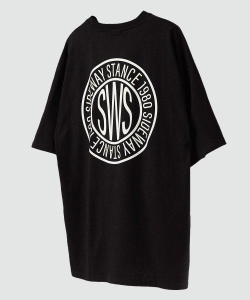 SIDEWAY STANCE（サイドウェイスタンス）の「【SIDEWAY STANCE】チャイニーズ＆サークルロゴ プリント 半袖Tシャツ（Tシャツ/カットソー・メンズ・ホワイト/ブラック・X-LARGE/MEDIUM/LARGE）」の16枚目の写真
