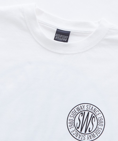 SIDEWAY STANCE（サイドウェイスタンス）の「【SIDEWAY STANCE】チャイニーズ＆サークルロゴ プリント 半袖Tシャツ（Tシャツ/カットソー・メンズ・ホワイト/ブラック・X-LARGE/MEDIUM/LARGE）」の17枚目の写真