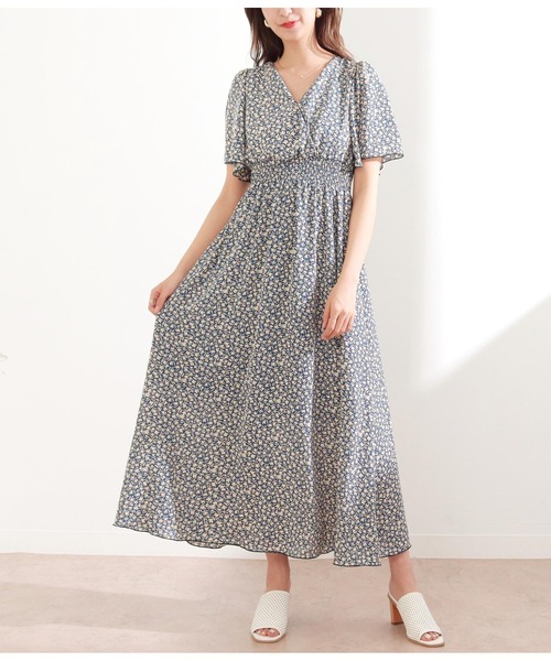 【1970s vintage】アンティーク調レトロフラワープリントワンピース レトロフラワープリントワンピース / GRACE CONTINENTAL | GRACE