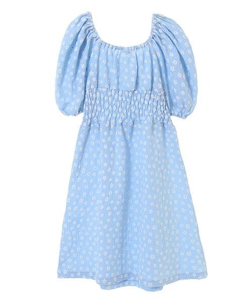 Candy Stripper（キャンディストリッパー）の「FLORAL SHIRRING ワンピース（ワンピース・レディース・ピンク/イエロー/ライトブルー・2）」の10枚目の写真