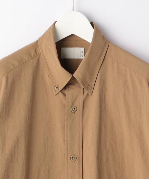 green label relaxing（グリーンレーベルリラクシング）の「OLT Livelihood Hang around ボタンダウン 半袖 シャツ ♯（シャツ/ブラウス・メンズ・モカ/ブラック/ダークグレー・X-SMALL/SMALL/LARGE/XX-LARGE/MEDIUM/X-LARGE）」の13枚目の写真