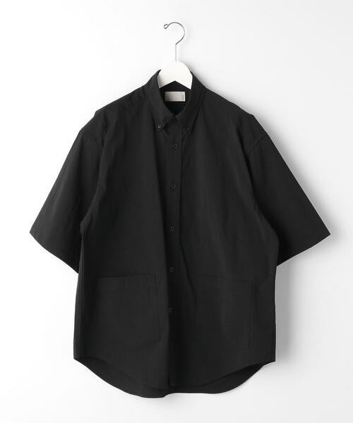 green label relaxing（グリーンレーベルリラクシング）の「OLT Livelihood Hang around ボタンダウン 半袖 シャツ ♯（シャツ/ブラウス・メンズ・モカ/ブラック/ダークグレー・X-SMALL/SMALL/LARGE/XX-LARGE/MEDIUM/X-LARGE）」の17枚目の写真