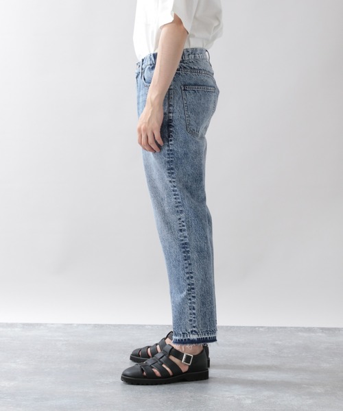 RAGEBLUE(レイジブルー)の「ケミカル/ダメージクラッシュ加工デニムパンツ/950022(デニムパンツ・メンズ・ライトブルー/ブラック/ブルー・MEDIUM/LARGE)」の13枚目の写真