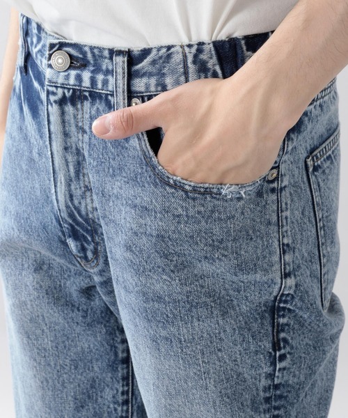 RAGEBLUE(レイジブルー)の「ケミカル/ダメージクラッシュ加工デニムパンツ/950022(デニムパンツ・メンズ・ライトブルー/ブラック/ブルー・MEDIUM/LARGE)」の16枚目の写真