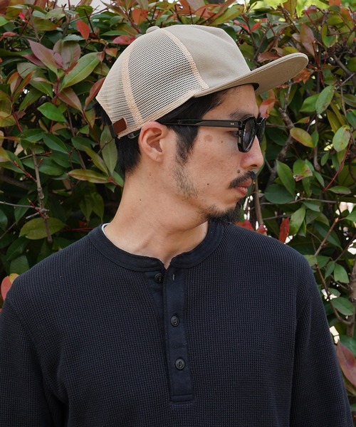 Mighty Shine（マイティシャイン）の「【Mighty Shine】FLIP CAP MESH / フリップキャップメッシュ（キャップ・メンズ・ブラック/ブラウン/ベージュ/ネイビー・FREE）」の16枚目の写真