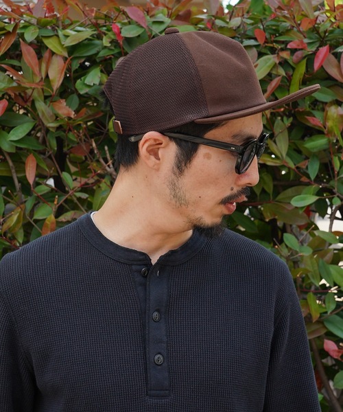 Mighty Shine（マイティシャイン）の「【Mighty Shine】FLIP CAP MESH / フリップキャップメッシュ（キャップ・メンズ・ブラック/ブラウン/ベージュ/ネイビー・FREE）」の9枚目の写真