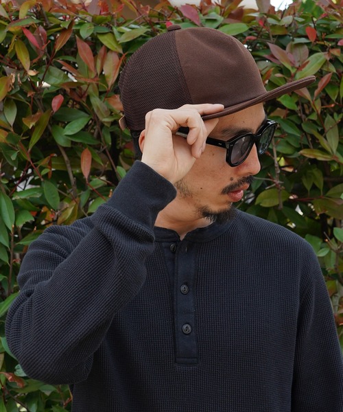 Mighty Shine（マイティシャイン）の「【Mighty Shine】FLIP CAP MESH / フリップキャップメッシュ（キャップ・メンズ・ブラック/ブラウン/ベージュ/ネイビー・FREE）」の10枚目の写真