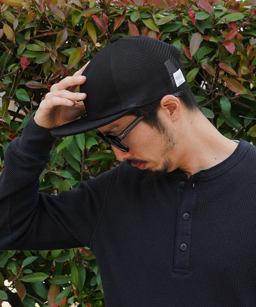Mighty Shine（マイティシャイン）の「【Mighty Shine】FLIP CAP MESH / フリップキャップメッシュ（キャップ・メンズ・ブラック/ブラウン/ベージュ/ネイビー・FREE）」の14枚目の写真