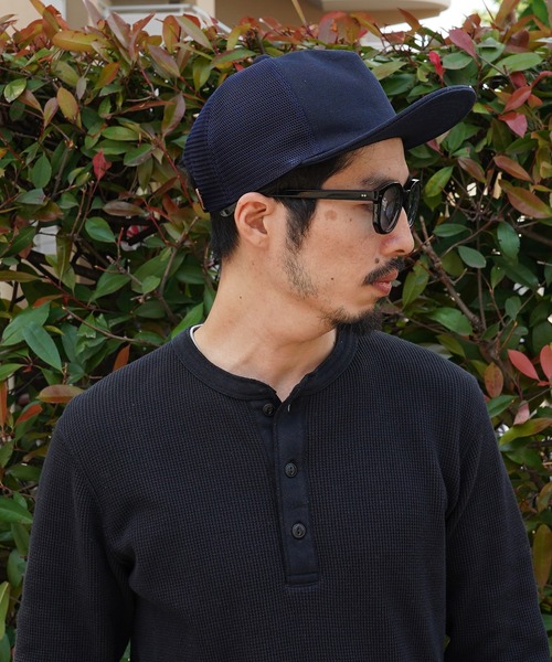 Mighty Shine（マイティシャイン）の「【Mighty Shine】FLIP CAP MESH / フリップキャップメッシュ（キャップ・メンズ・ブラック/ブラウン/ベージュ/ネイビー・FREE）」の19枚目の写真