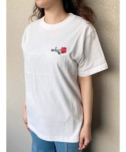 PAMEO POSE(パメオポーズ)の「Noble Rose T-shirts(シャツ/ブラウス・レディース・ホワイト/ブラック/ブラウン・SMALL)」の10枚目の写真