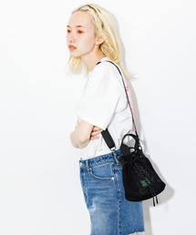 X-girl | MESH BUCKET SHOULDER BAG(ショルダーバッグ)