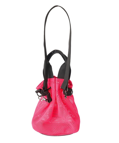 X-girl（エックスガール）の「MESH BUCKET SHOULDER BAG（ショルダーバッグ・レディース・ブラック/ピンク/ブルー・ONE SIZE）」の12枚目の写真