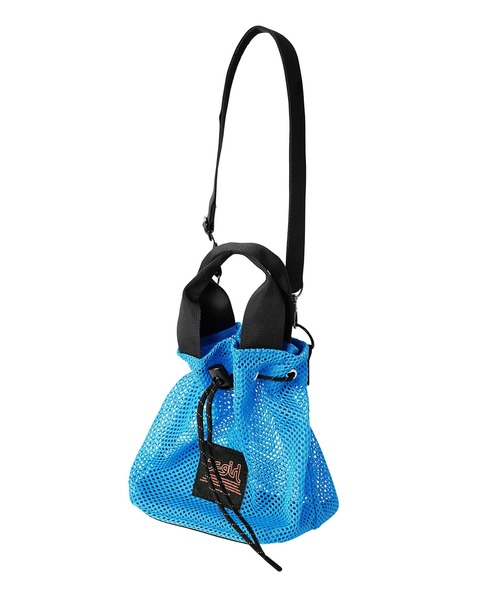 X-girl（エックスガール）の「MESH BUCKET SHOULDER BAG（ショルダーバッグ・レディース・ブラック/ピンク/ブルー・ONE SIZE）」の22枚目の写真