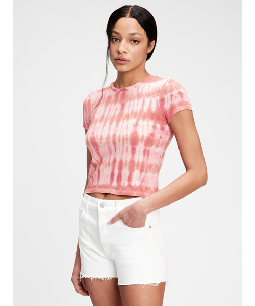 GAP(ギャップ)の「グラフィック シュランクtシャツ(Tシャツ/カットソー・レディース・ピンク/ブルー/フューシャピンク・XXS/S/XS/XL/M/L)」の15枚目の写真