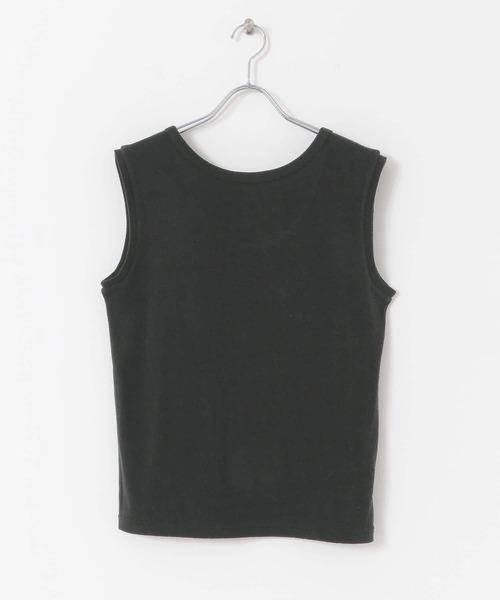 URBAN RESEARCH（アーバンリサーチ）の「シルクネップノースリーブカットソー（Tシャツ/カットソー・レディース・ブラック/オフホワイト/グレー系その他・FREE）」の2枚目の写真