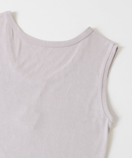 URBAN RESEARCH（アーバンリサーチ）の「シルクネップノースリーブカットソー（Tシャツ/カットソー・レディース・ブラック/オフホワイト/グレー系その他・FREE）」の12枚目の写真