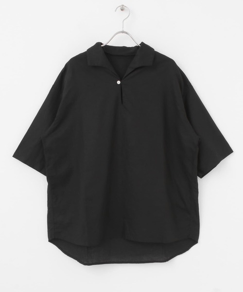 URBAN RESEARCH ROSSO MEN（アーバンリサーチロッソメン）の「『XLサイズあり』リネンスキッパーシャツ（シャツ/ブラウス・メンズ・ブラック/カーキ/ブラウン・X-LARGE/SMALL/LARGE/MEDIUM）」の21枚目の写真