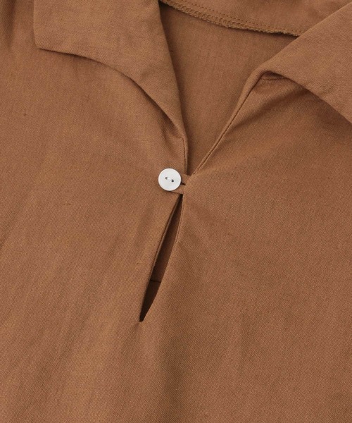 URBAN RESEARCH ROSSO MEN（アーバンリサーチロッソメン）の「『XLサイズあり』リネンスキッパーシャツ（シャツ/ブラウス・メンズ・ブラック/カーキ/ブラウン・X-LARGE/SMALL/LARGE/MEDIUM）」の19枚目の写真